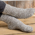barefoot dreams heathered men's cozychic socks
