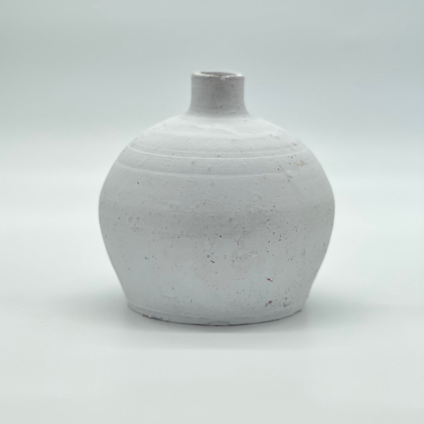 matte white vase