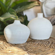 matte white vase