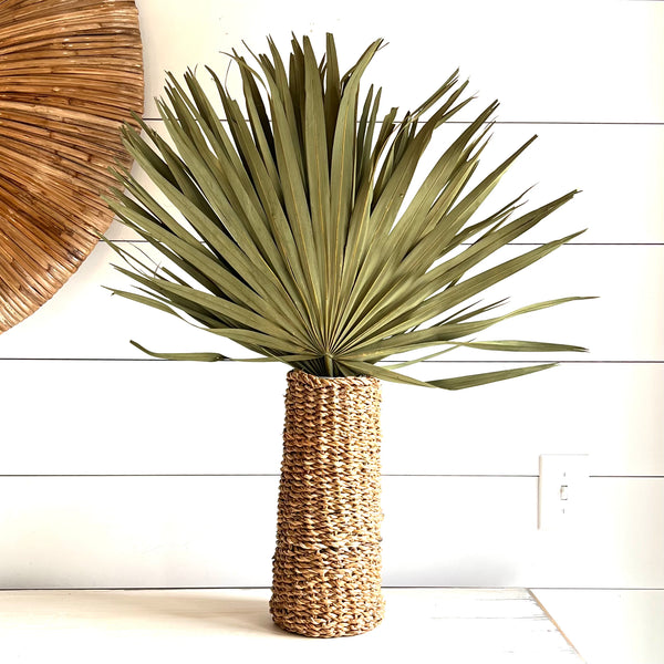 dried palm leaf bundle