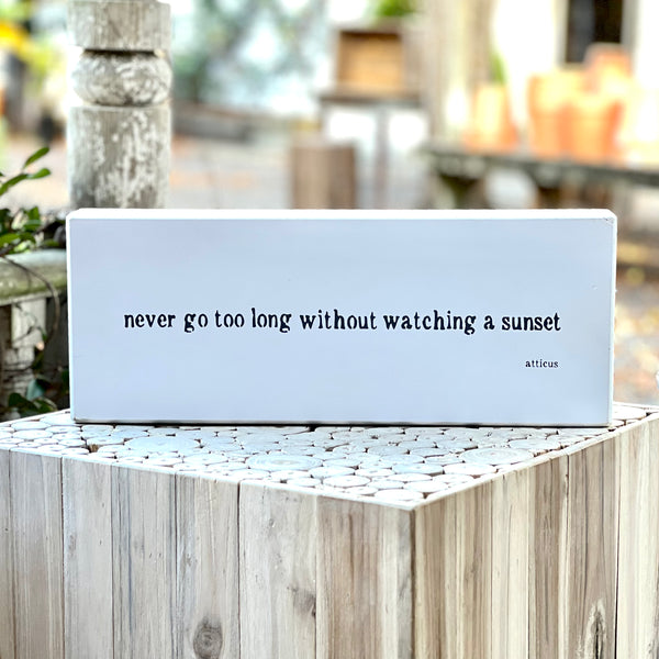 watching a sunset art