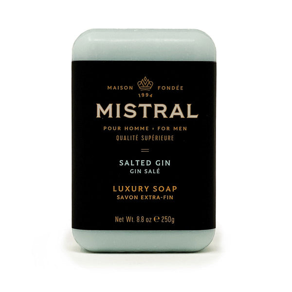 salted gin bar soap